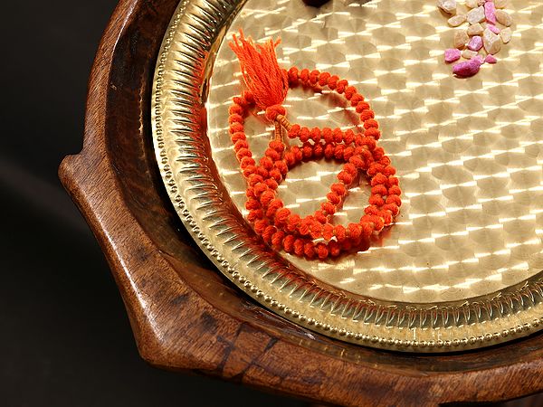 Exotic India Brass Designer Plate