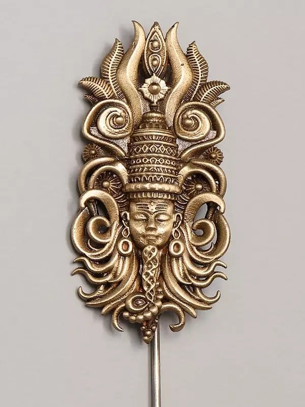 Exotic India Brass Egypt Man Lapel Pin 