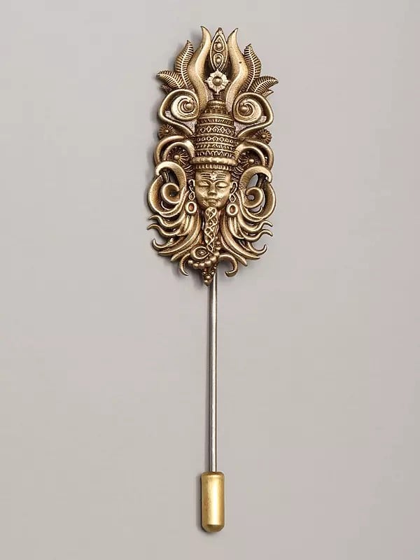 exotic india Brass Egypt Man Lapel Pin 