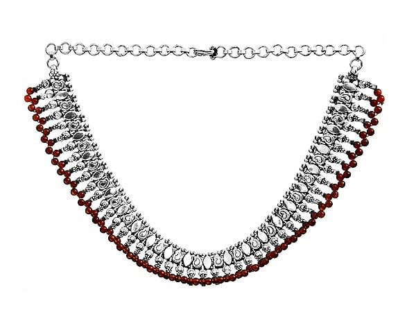 Exotic India Carnelian Fine Necklace