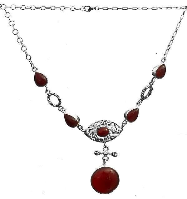 exotic india Carnelian Necklace