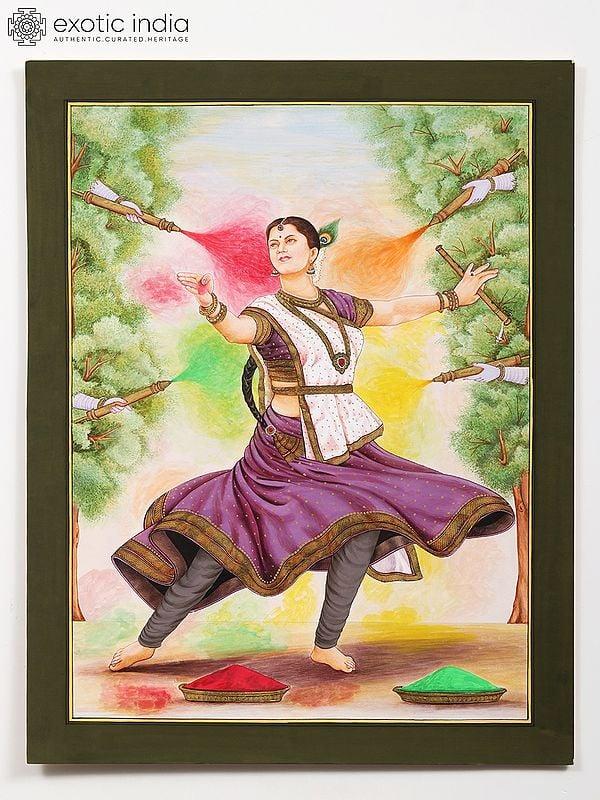 exotic india Celebrating Holi with Kathak Dance 