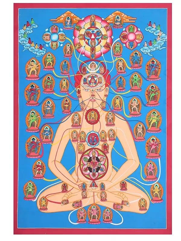 exotic india Chakras and Cosmos (Tibetan Buddhist) 