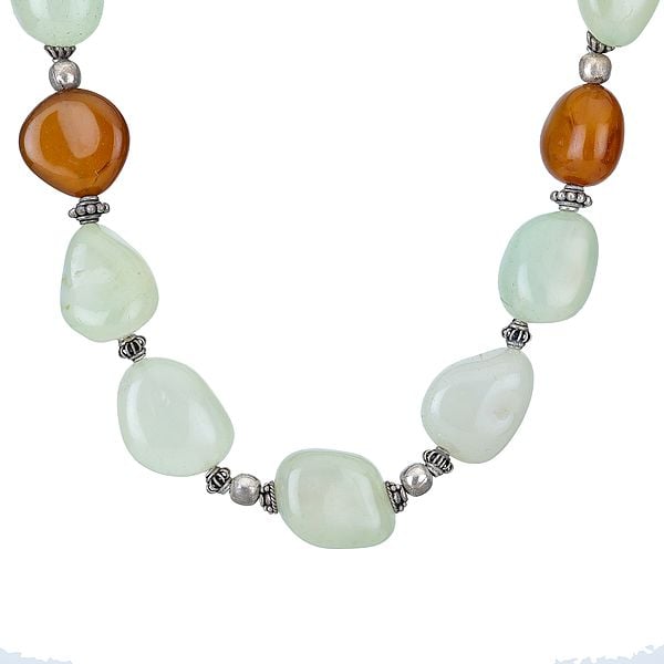 Exotic India Chalcedony Necklace