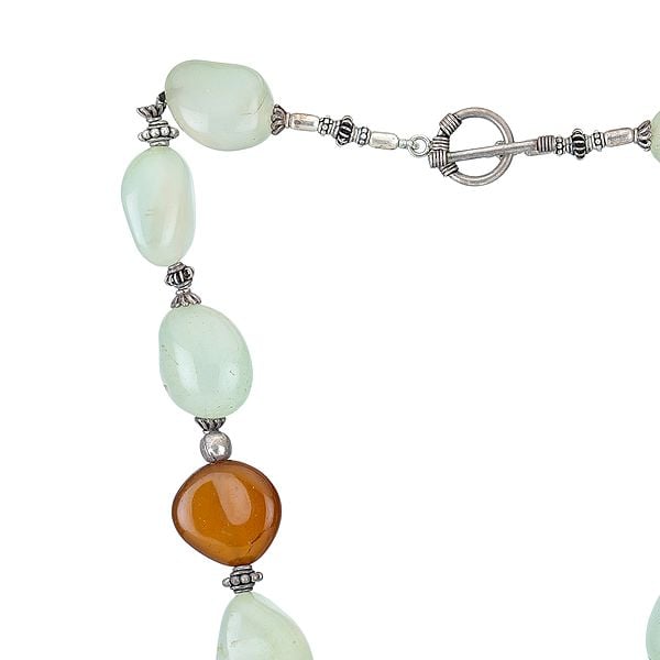 Exotic India Chalcedony Necklace