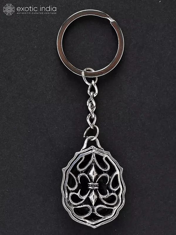 Exotic India Chaturbhuja Ganesha Keychain