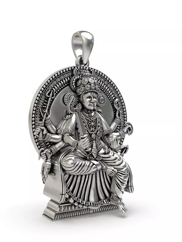 Exotic India Chottanikkara Bhagavathi Devi Pendant 
