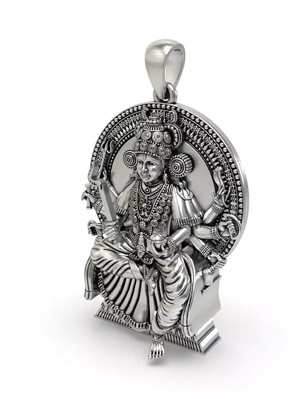 Exotic India Chottanikkara Bhagavathi Devi Pendant 