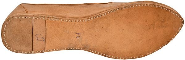 Exotic India Classic Plain Jootis For Men