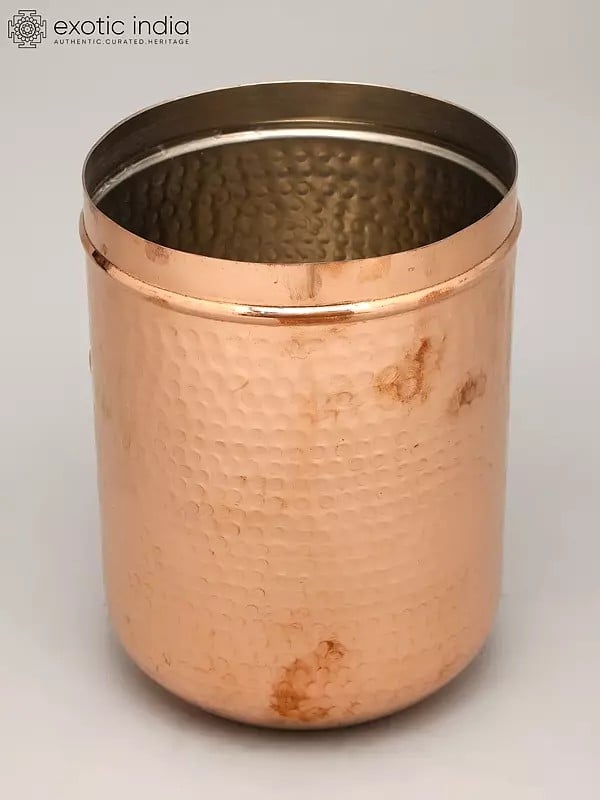 Exotic India Copper Container | Kitchen Item 