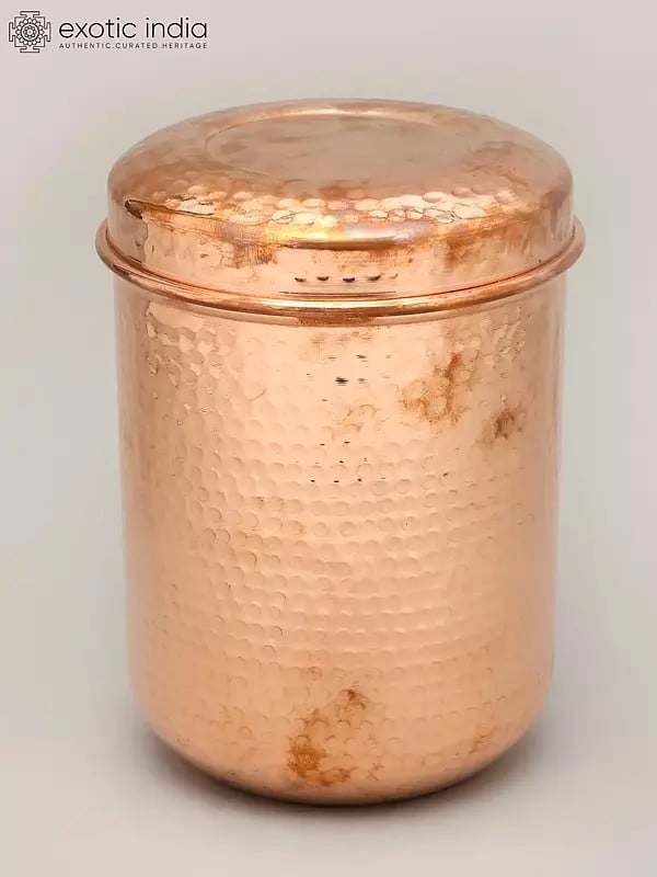 exotic india Copper Container | Kitchen Item 