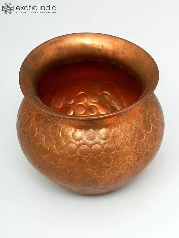 Exotic India Copper Puja Kalash