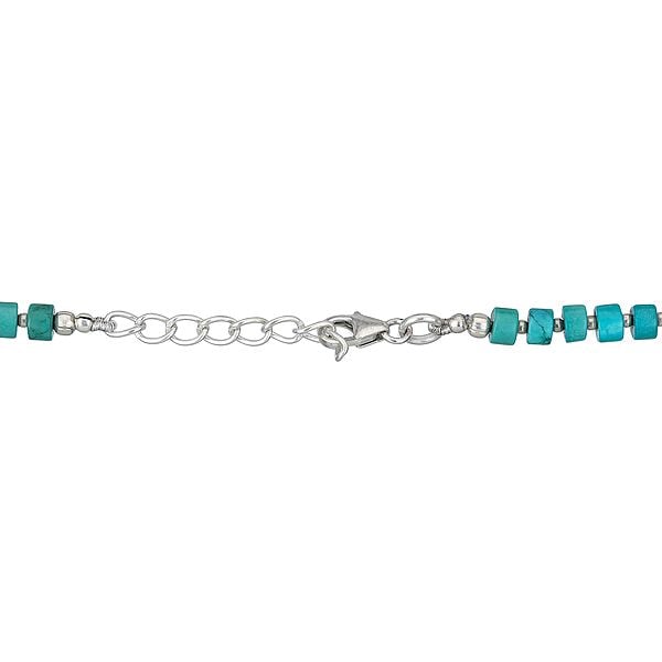 Exotic India Coral And Turquoise Necklace