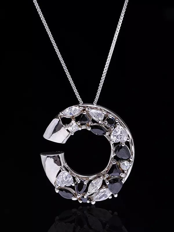 Exotic India Cubic Zirconia Pendant 