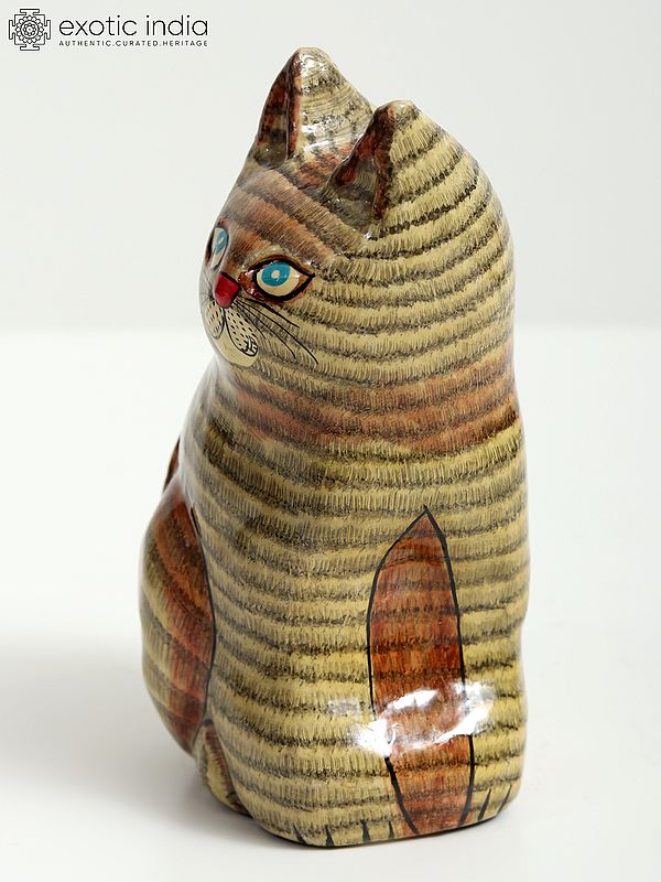 Exotic India Cute Kitty - Papier Mache 