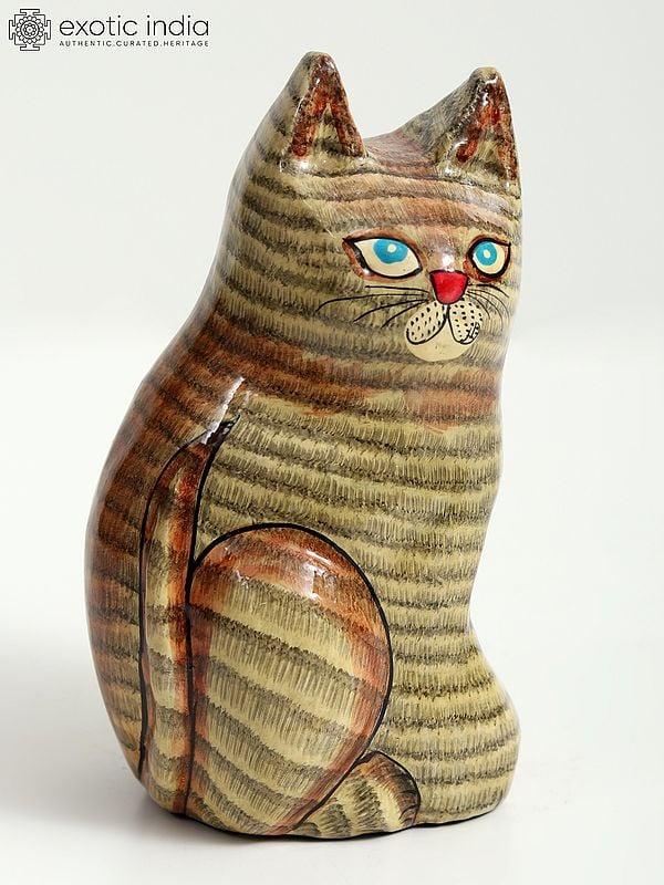 Exotic India Cute Kitty - Papier Mache 