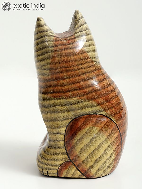 Exotic India Cute Kitty - Papier Mache 