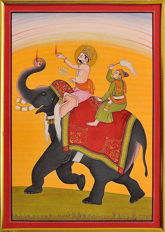 exotic india Deepak Raga (Kangra Painting) 