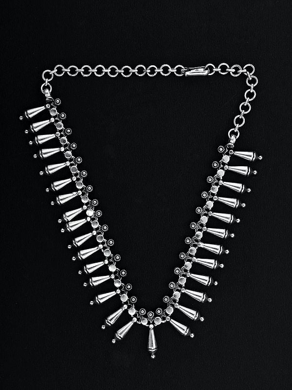 exotic india Designer Sterling Silver Necklace