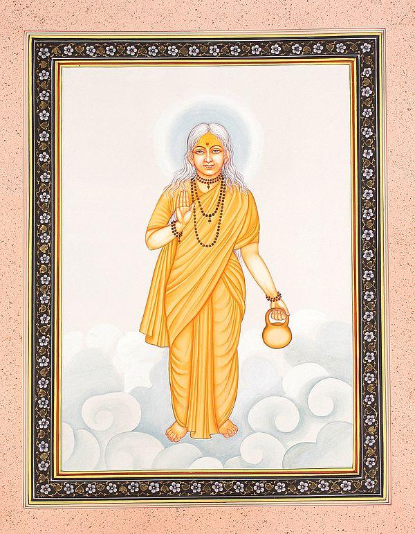 exotic india Devi Poornima With The Golden Brow