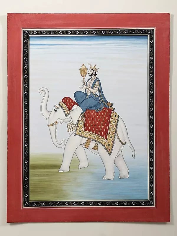 exotic india Devraj Indra Painting