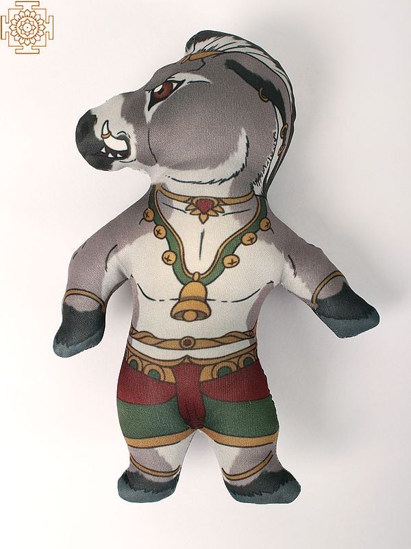 exotic india Dhenukasura Soft Toy 