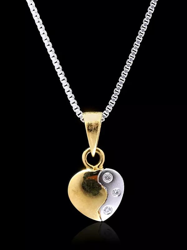 Exotic India Diamond Valentine Pendant 