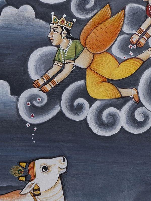 Exotic India Divines Worship The Cow 