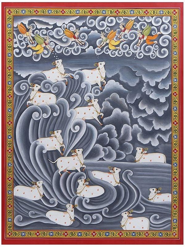 exotic india Divines Worship the Cow 