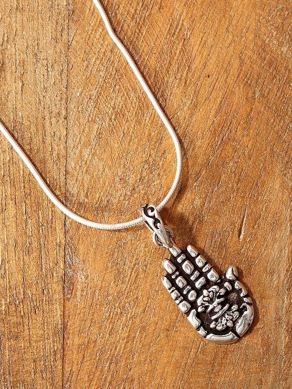 exotic india Dorje Hand Pendant 