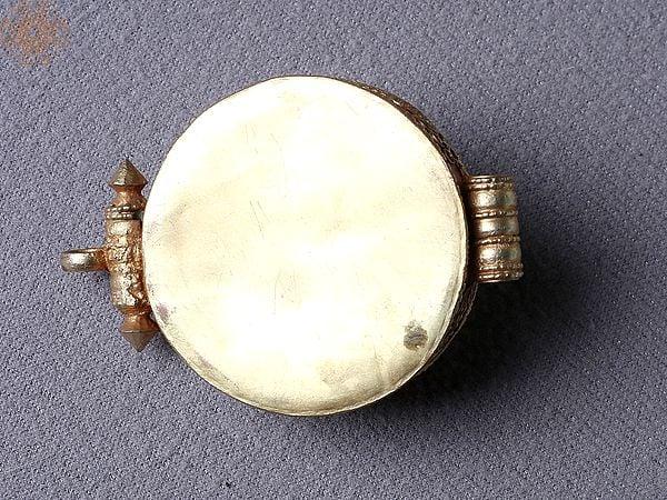 Exotic India Double Dorja Copper Pendant Ghau