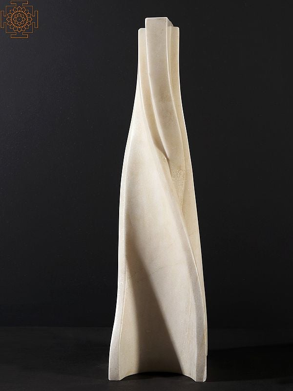 Exotic India “Emerge" – Abstract Marble Sculpture 