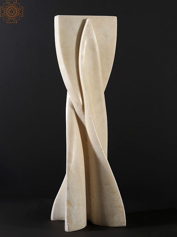 exotic india “Emerge" – Abstract Marble Sculpture 