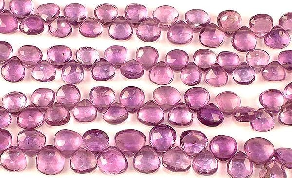exotic india Faceted Amethyst Briolette 