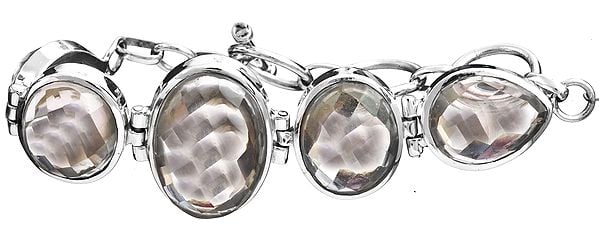 exotic india Faceted Crystal Bracelet