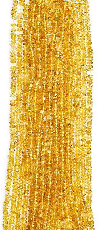 exotic india Faceted Fanta Garnet Rondells