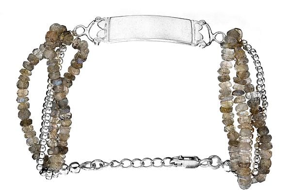 exotic india Faceted Labradorite Bracelet