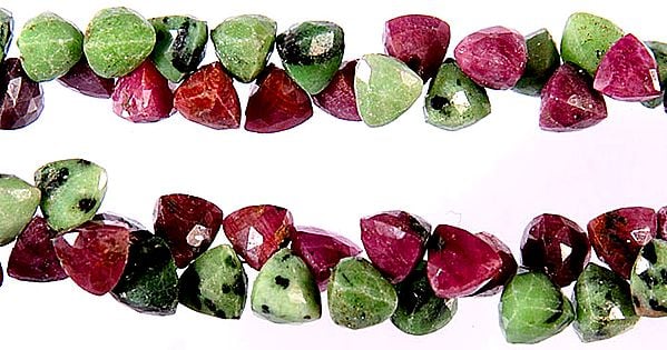exotic india Faceted Ruby Zoisite Trillions 