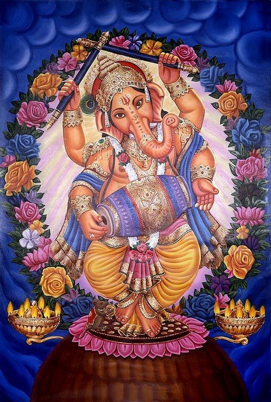 exotic india Ganesha Spreading Love