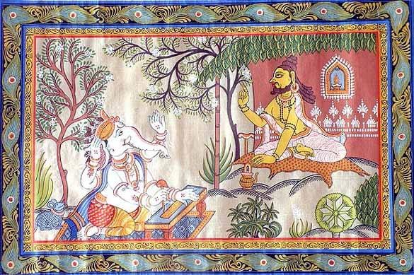 exotic india Ganesha the Scribe