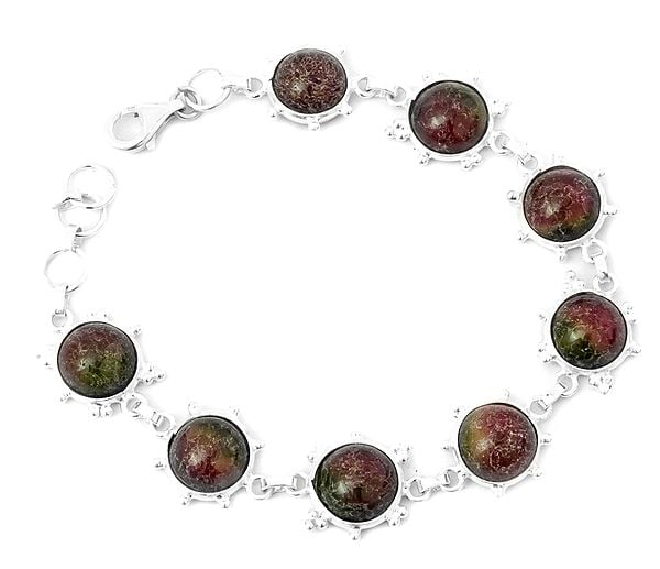 exotic india Gemstone Bracelet with Granulation