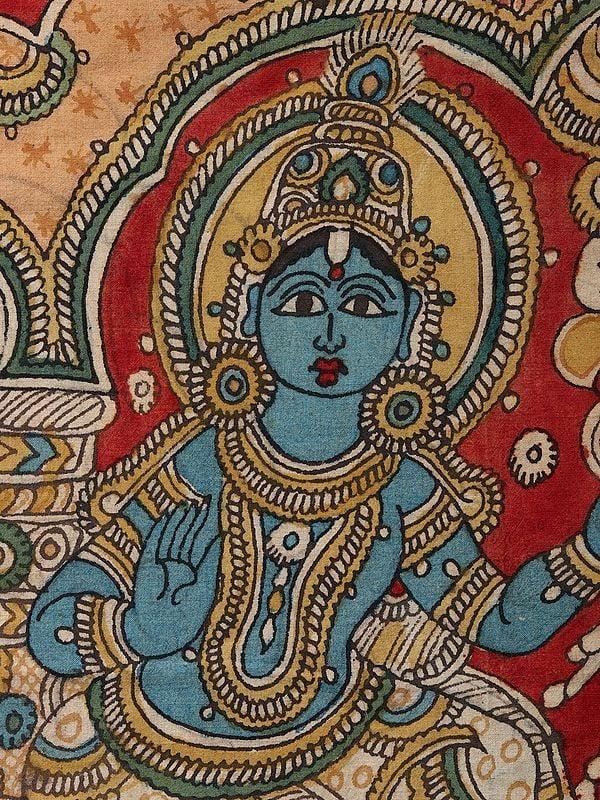 Exotic India Gita Updesha | Kalamkari Painting