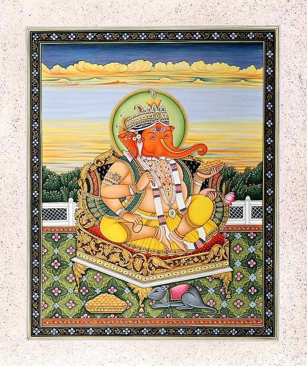 exotic india Glorious Lord Ganesha
