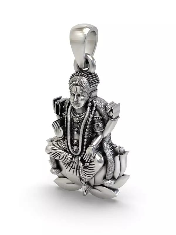 Exotic India Goddess Bala Tripura Sundari Pendant 
