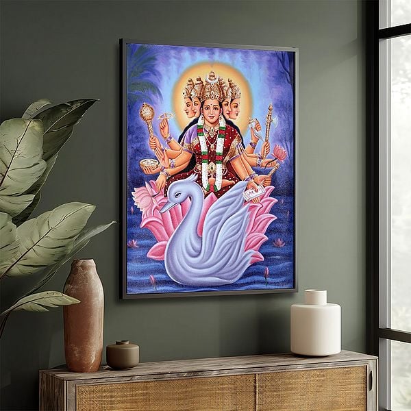 Exotic India Goddess Gayatri