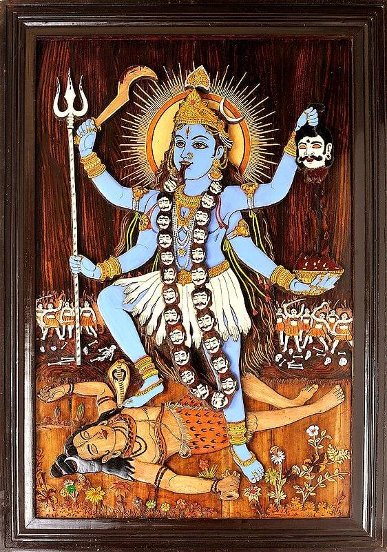 exotic india Goddess Kali (Framed) 