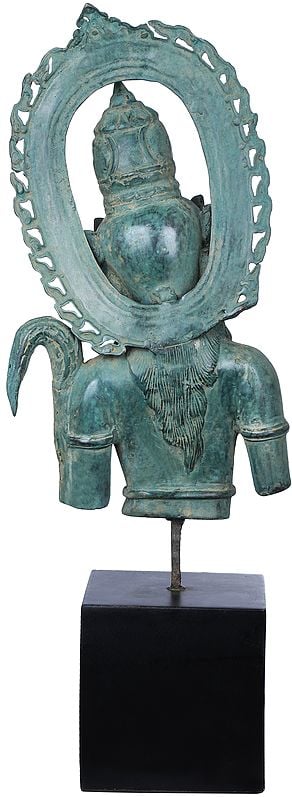 Exotic India Goddess Parvati Bust On Wooden Stand 