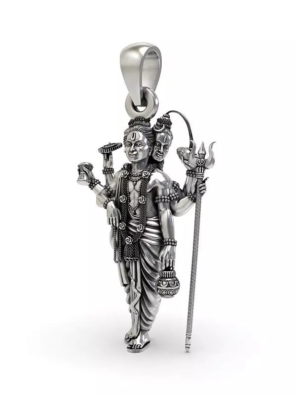 Exotic India Guru Dattatreya (Tridev Avatar) Pendant 