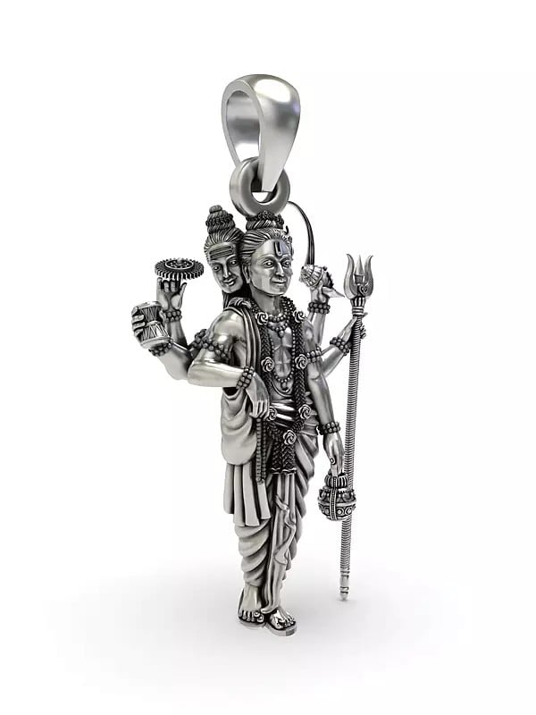 Exotic India Guru Dattatreya (Tridev Avatar) Pendant 
