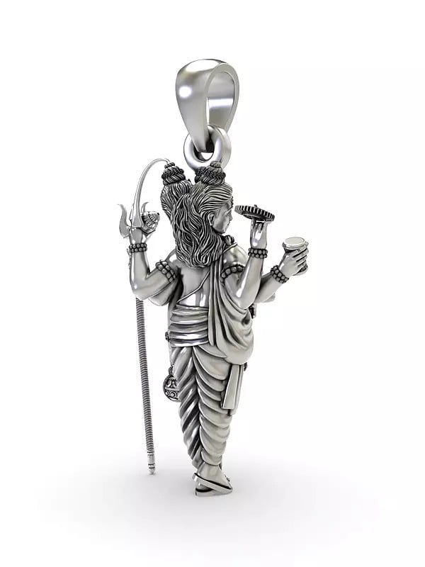 Exotic India Guru Dattatreya (Tridev Avatar) Pendant 